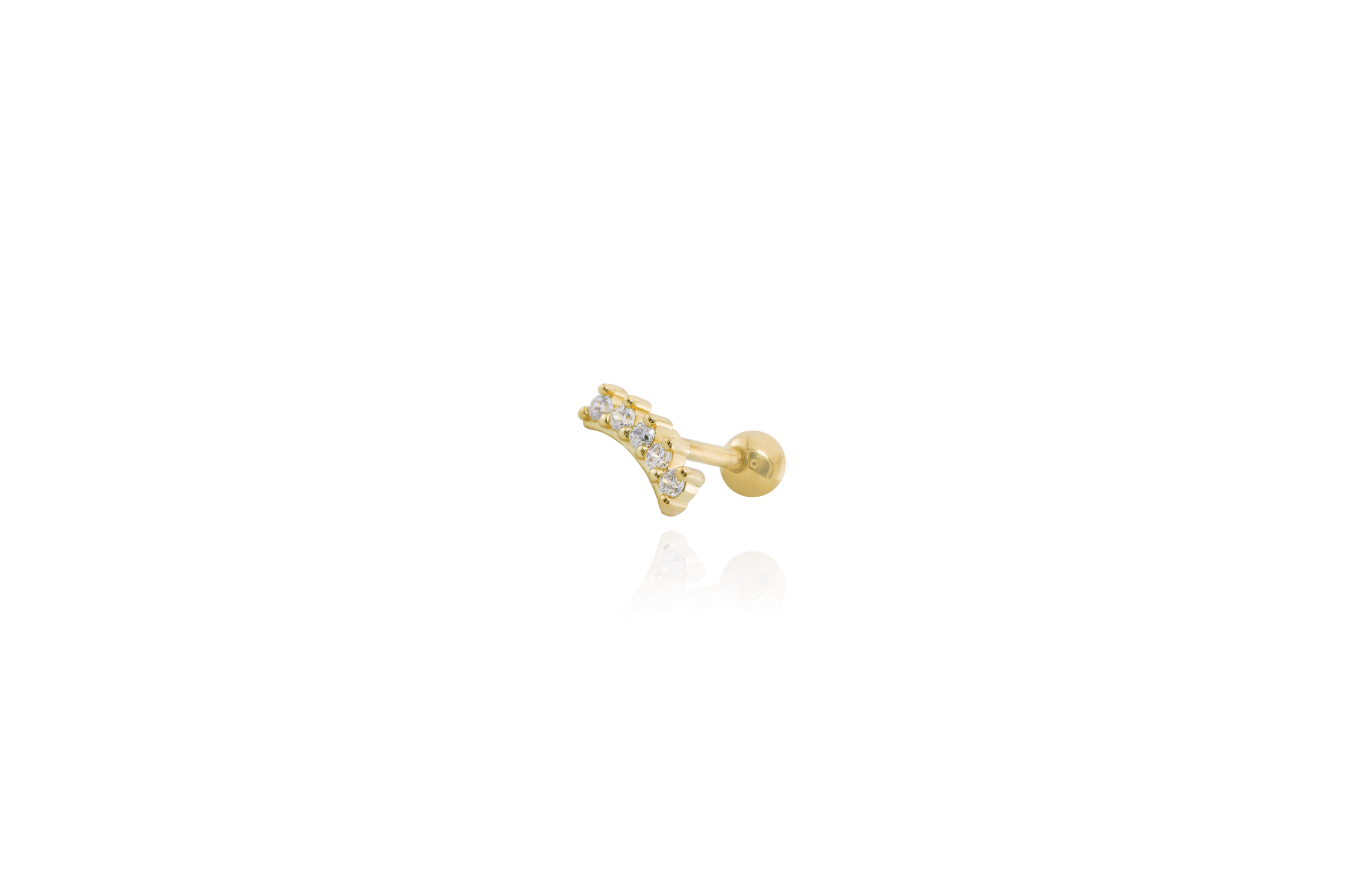 18 Cartilage Small Climber 18k Gold plated - Image 1