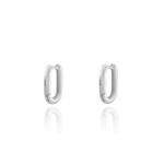 U-Shaped Ear Clip Silver
