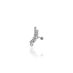 Ear Climber Charm Silver