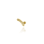 Ear Climber Charm Gold